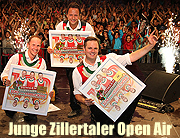 Österreich / Tirol: Mit Volksmusikstars hautnah in ihrer Heimat feiern. Vom 18.-21.08.2016 Open Air der Jungen Zillertaler  (©Foto: Martin Schmitz)